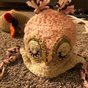 Hand-Made Owl Crochet Hat